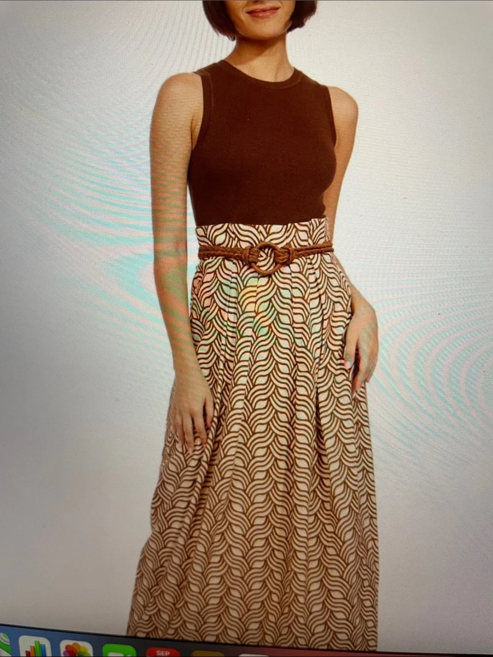 Eva Franco Noah dress in Montenegro brown sz 6